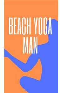Beach Yoga Man