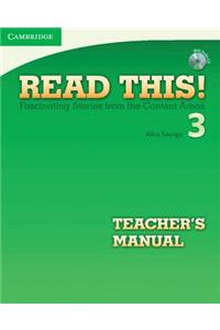 Read This! Level 3 Teacher's Manual with Audio CD