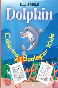 Dolphin Coloring Book For Kids