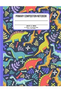 Primary Composition Notebook 55 Sheets / 110 Writing Pages 7.44 x 9.69 Inches