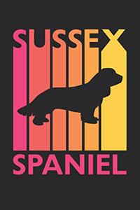 Vintage Sussex Spaniel Notebook - Gift for Sussex Spaniel Lovers - Sussex Spaniel Journal