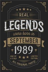 Real Legends were born in September 1989