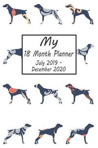My 18 Month Planner July 2019-December 2020