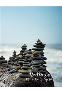 Balance Mind Body Spirit Composition Book