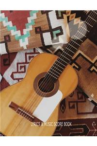 The Guitarist and Songwriters Lyrics and Music Score Book