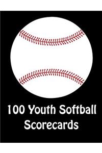 100 Youth Softball Scorecards