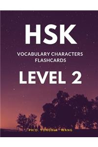 HSK Vocabulary Characters Flashcards Level 2