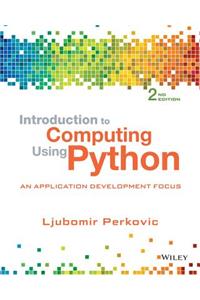 Introduction to Computing Using Python