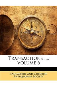 Transactions ..., Volume 6