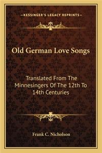 Old German Love Songs