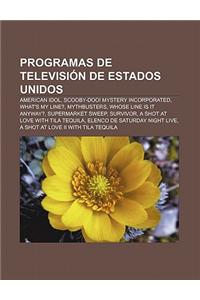 Programas de Television de Estados Unidos