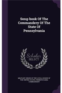 Song-book Of The Commandery Of The State Of Pennsylvania