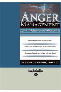 Anger Management: 6 Critical Steps to a Calmer Life (Easyread Large Edition)