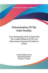 Determination Of The Solar Parallax