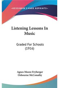 Listening Lessons In Music