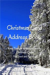Christmas Card Address Book