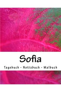Sofia - Tagebuch - Notizbuch - Malbuch