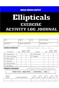 Ellipticals Exercise Activity Log Journal