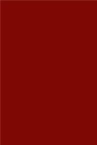 Journal Barn Red Color Simple Plain Red