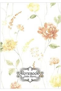 Notebook Journal: Dot-grid, Graph, Lined, Blank No Lined Flower Wallpaper.8 Pocket Notebook Journal Diary (Blank Notebook Journal)