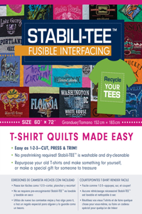 Stabili-Tee Fusible Interfacing Pack, 60 X 72