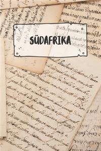 Südafrika: Liniertes Reisetagebuch Notizbuch oder Reise Notizheft liniert - Reisen Journal für Männer und Frauen mit Linien