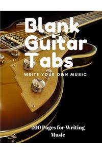 Blank Guitar Tabs