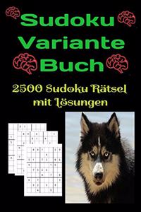 Sudoku Variante Buch 2500 Sudoku Rätsel mit Lösungen