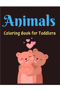 Animals Coloring Book for Toddlers