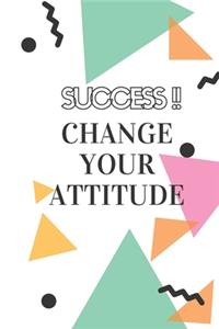 The Notebook of SUCCESS 2020 !! Change your attitude
