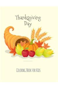 Thanksgiving Day Coloring Book for Kids