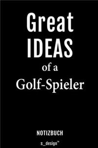 Notizbuch für Golf-Spieler