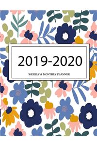 2019 - 2020 Weekly and Monthly Planner