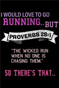 I would love to go running .. But proveabs 28