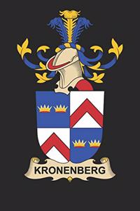 Kronenberg: Kronenberg Coat of Arms and Family Crest Notebook Journal (6 x 9 - 100 pages)