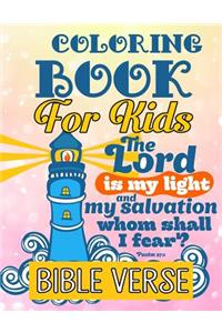 Bible Verse Coloring Book For Kids