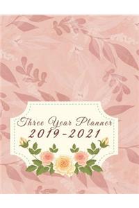 Three Year Planner 2019-2021