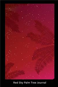 Red Sky Palm Tree Journal