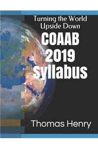 COAAB 2019 Syllabus