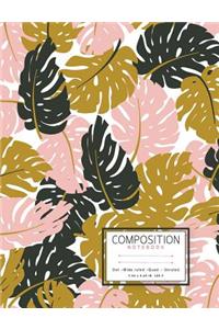 Composition notebook Dot -Wide ruled -Quad - Unruled