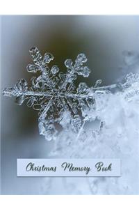 Christmas Memory Book: Snowflake Holiday Planner