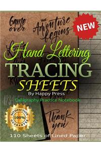 Hand Lettering Tracing Sheets