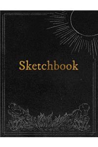 Sketchbook: Personalized Artist Sketchbook, Notebook: Blank Paper for Drawing, Creative Doodling or Sketching