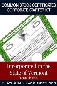 Common Stock Certificates Corporate Starter Kit