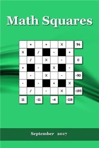 Math Squares: September 2017