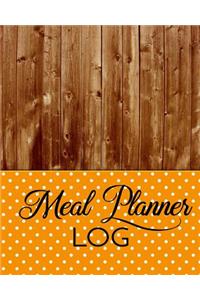 Meal Planner Log: Weekly Meal Planner