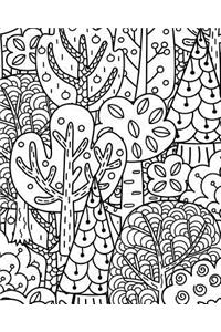 Bullet Journal Notebook Forest Trees Pattern 2