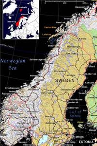 Modern Day Color Map of Norway Journal