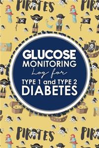 Glucose Monitoring Log for Type 1 and Type 2 Diabetes