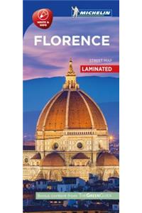 Michelin Florence City Map - Laminated